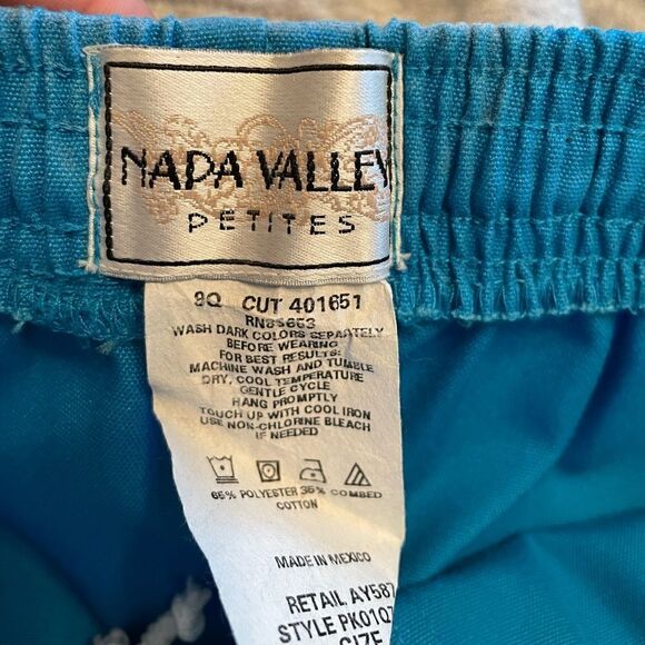 Napa Valley Women’s Blue Pants Size 10P - Picture 4 of 5